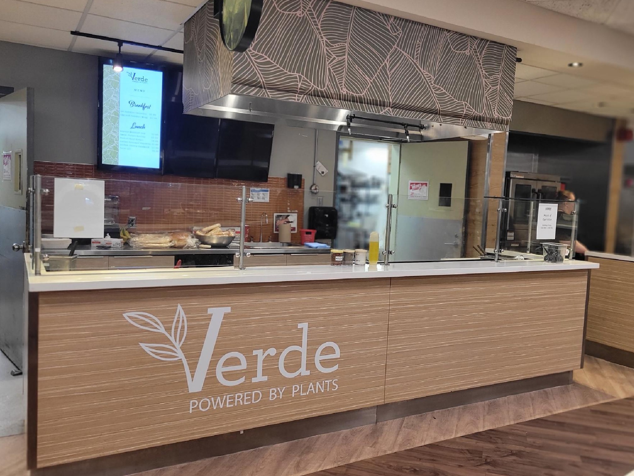 Verde culinary station on campus