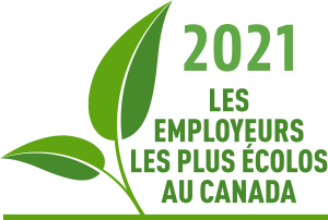 Graphique: employeurs les plus écolos du Canada en 2021