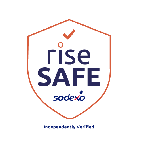 Rise Safe Sodexo logo